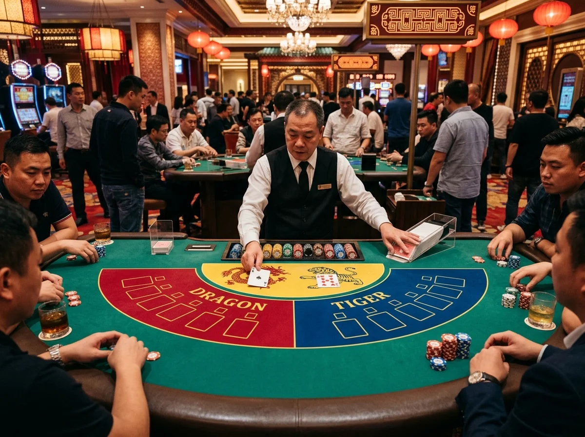 Dragon Tiger en Betano live casino
