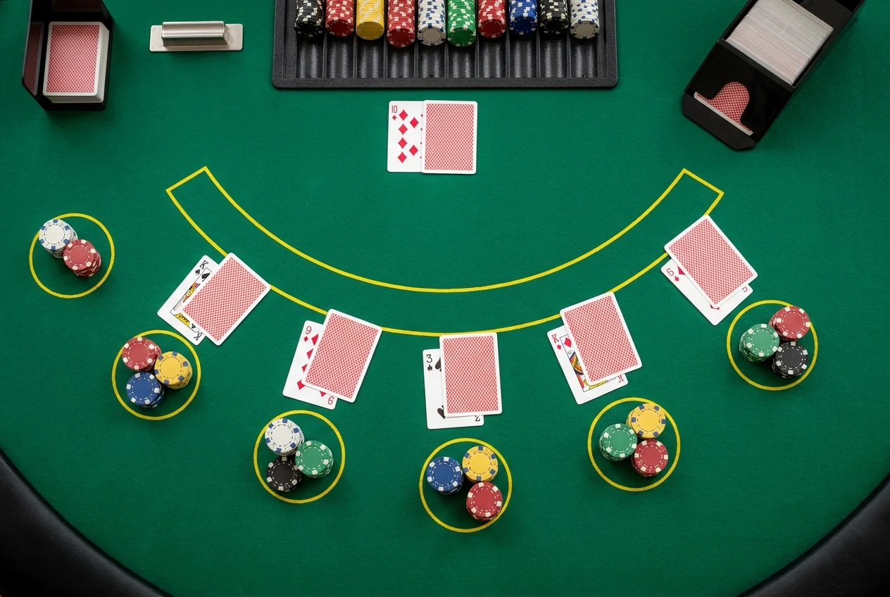 Blackjack Atlantic City Betano mesa